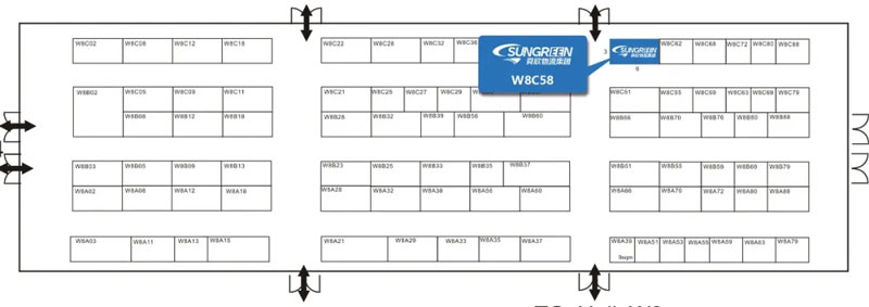 Sungreen Logistics booth