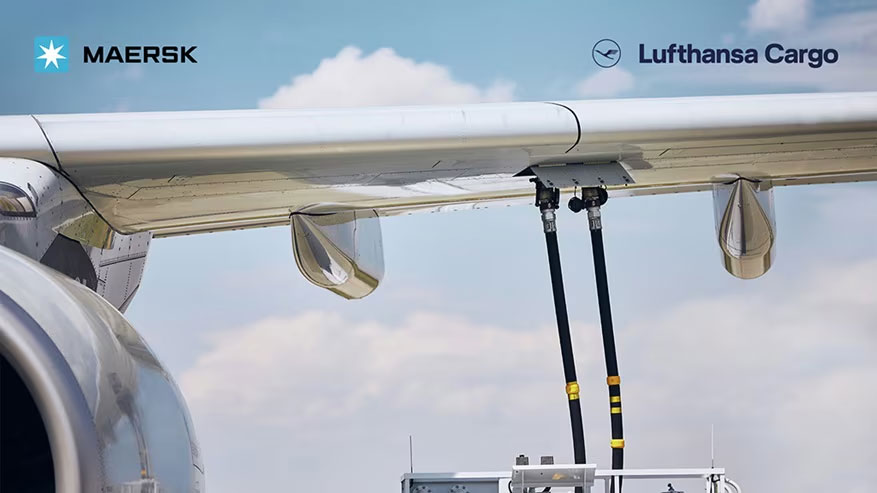 Maersk partnered with Lufthansa Freight
