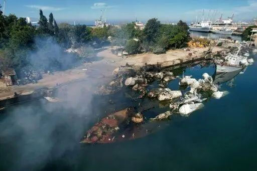 There have been multiple explosions and fires at key ports in Syria