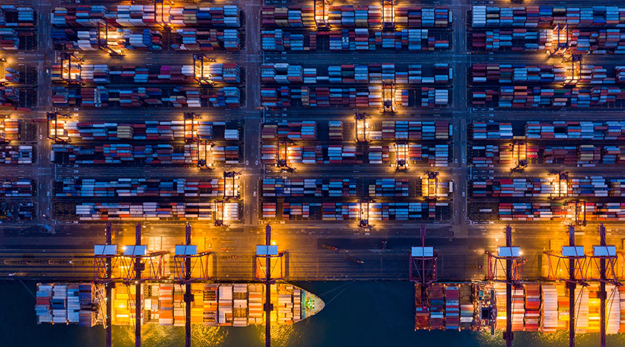 The shipping company announced a special surcharge
