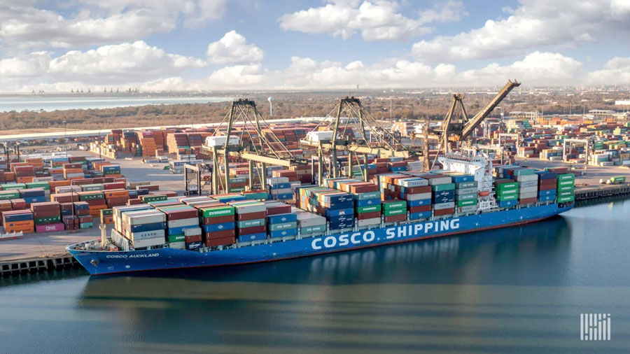 Chinese-built ships are charged $1.5 million to dock at U.S. ports