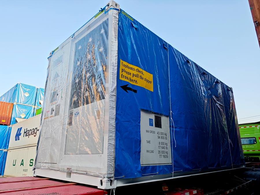 55MWH Overweight Energy storage container export logistics solution
