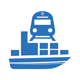 Sea and rail transport